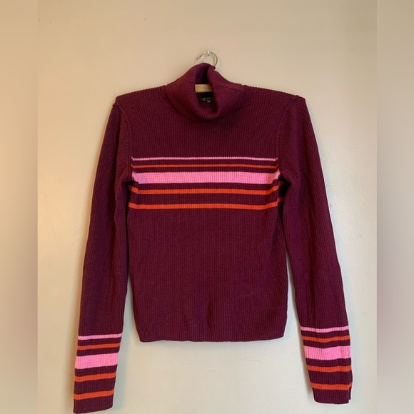 Free People multicolor striped turtleneck sweater 99% wool
Base layer y2k - Picture 1 of 9